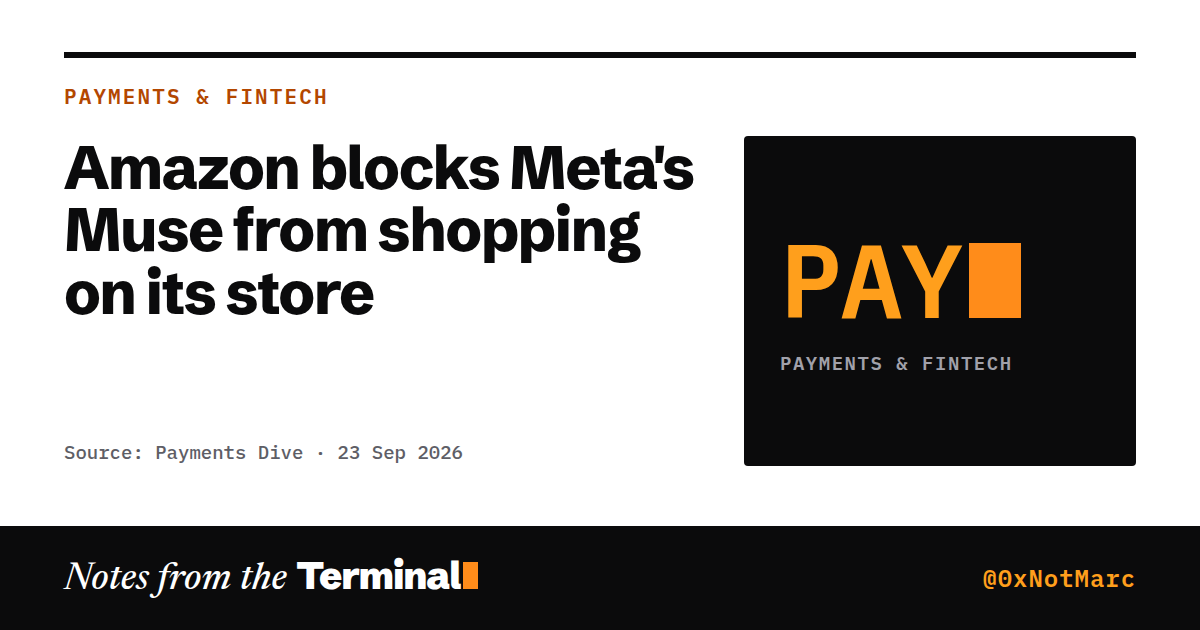 Amazon blocks Meta's Muse from shopping on its store