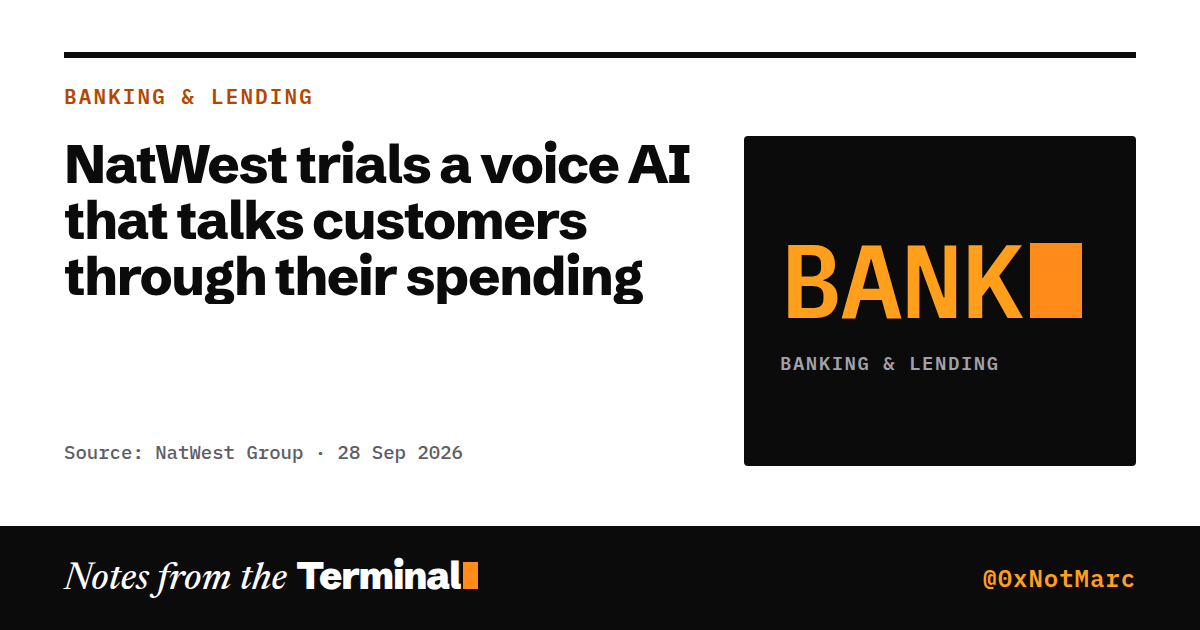 NatWest trials a voice AI that talks customers through their spending