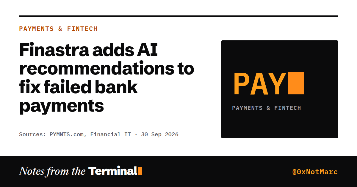 Finastra adds AI recommendations to fix failed bank payments