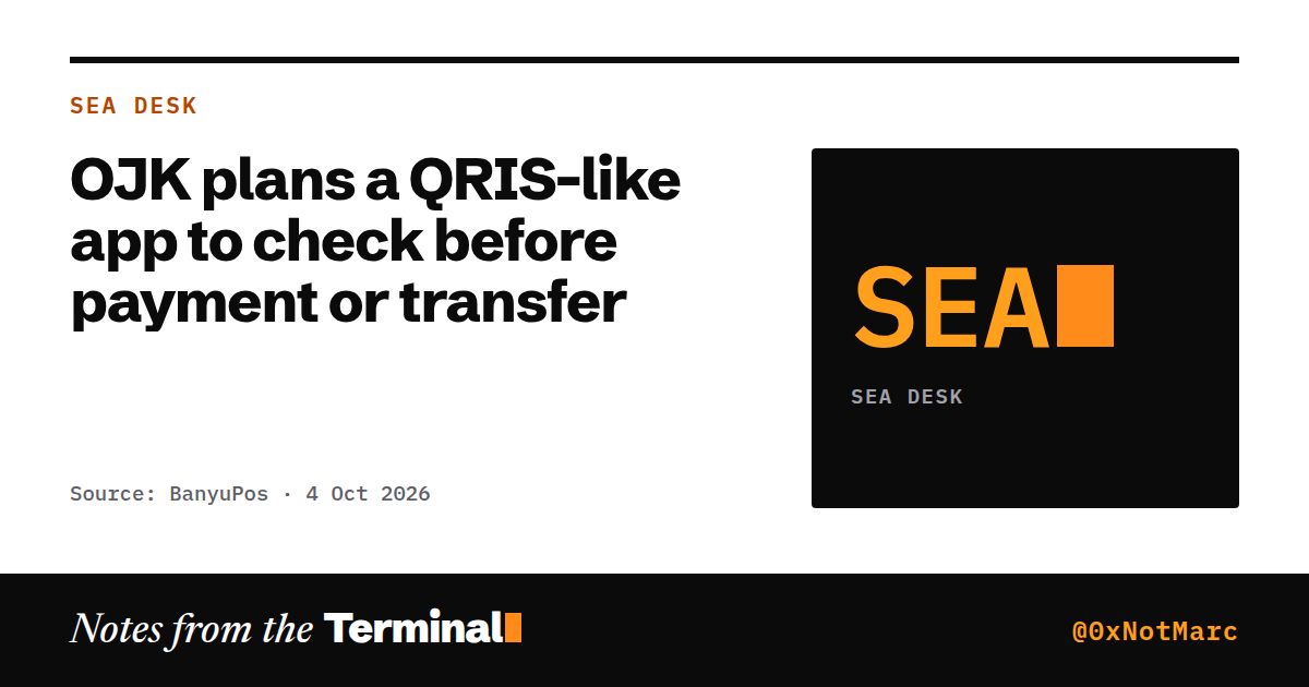 OJK plans a QRIS-like app to check before payment or transfer