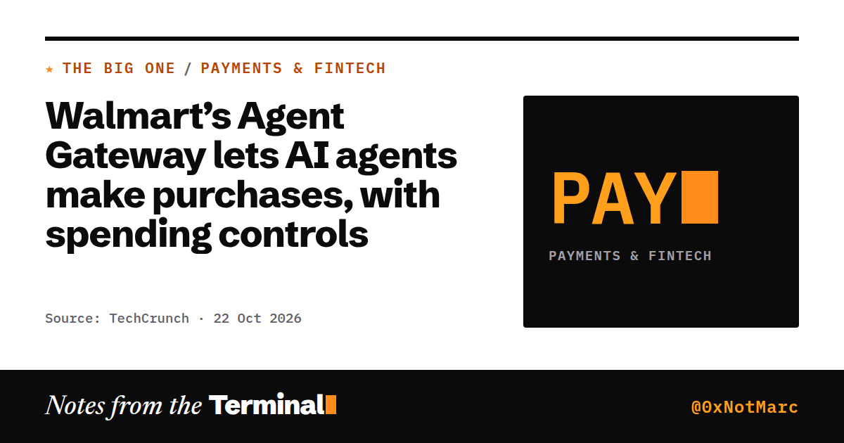 Walmart’s Agent Gateway lets AI agents make purchases, with spending controls