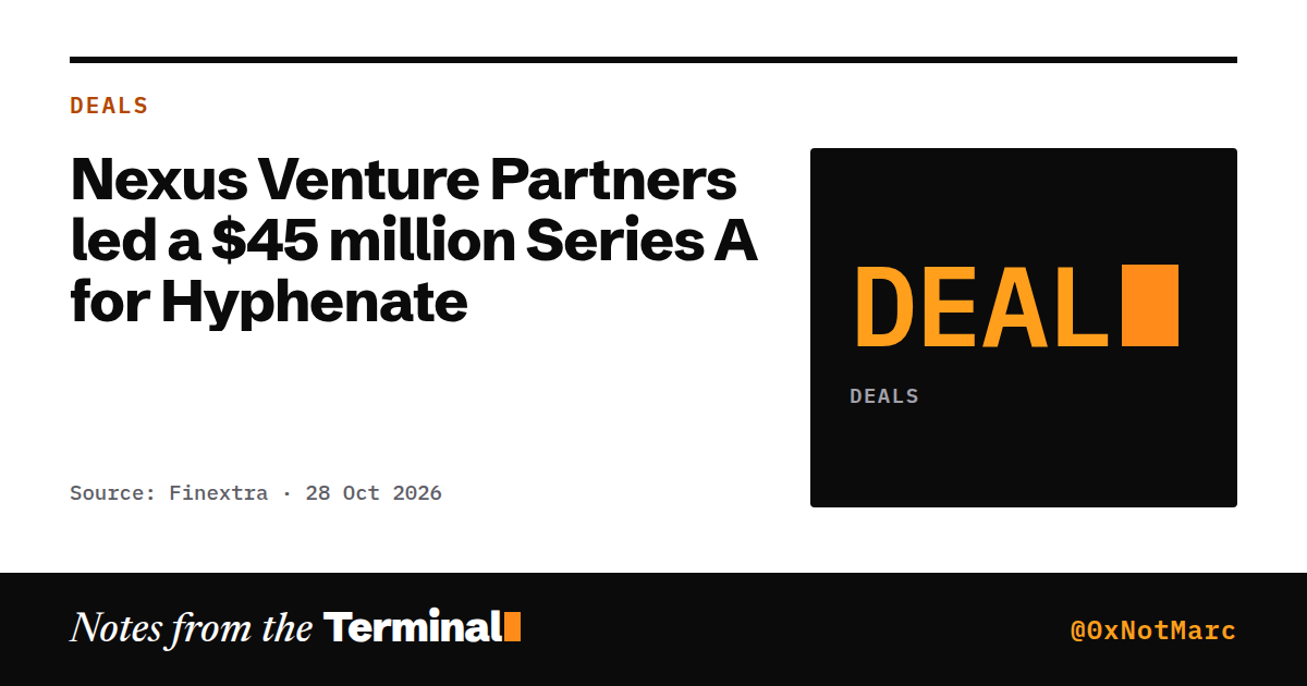 Nexus Venture Partners led a $45 million Series A for Hyphenate
